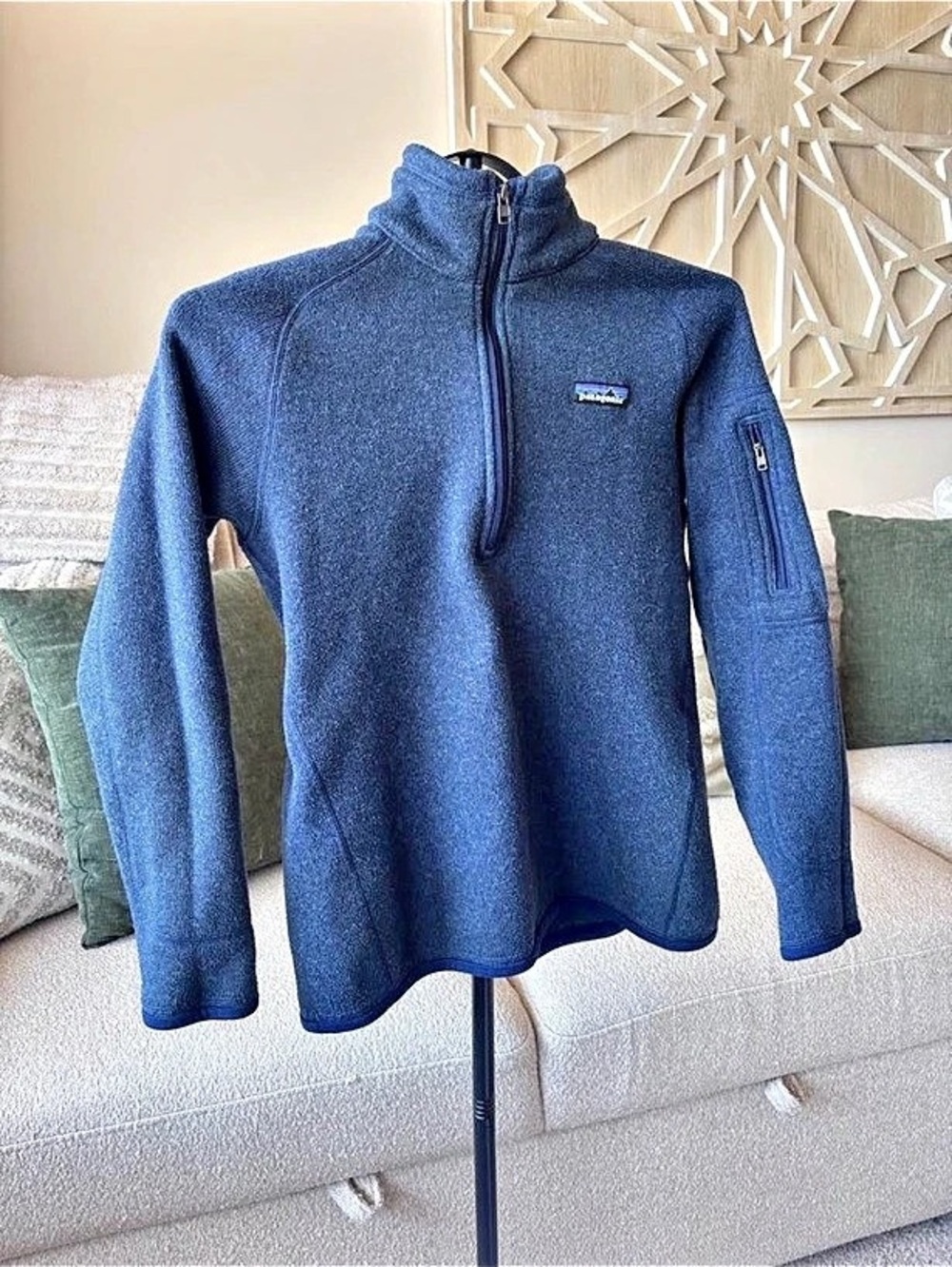 Patagonia Women's Better Sweater 1/4-Zip Fleece Blue